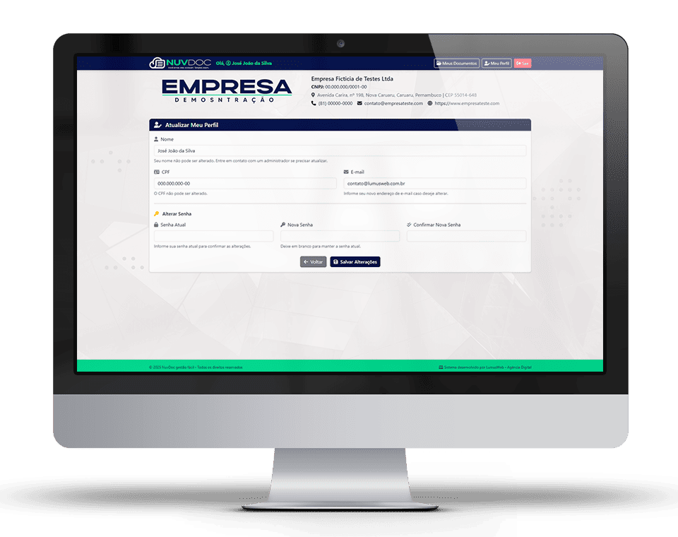 Sistema de categorias e filtros do NuvDoc - Organização inteligente de documentos